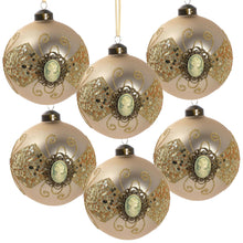 Load image into Gallery viewer, Decorative Hanging Ball Christmas Tree Ornaments For Holiday Decorations (Set of 6)