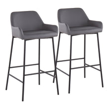 Load image into Gallery viewer, Daniella - Stylish Design Industrial Fixed Height Bar Stool (Set of 2)