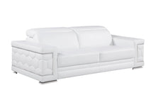 Load image into Gallery viewer, Sofa Leather With Silver Legs - White