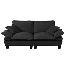 Load image into Gallery viewer, 2 Seater Modular Loveseat With Curved Armrests