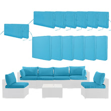 Load image into Gallery viewer, Outdoor Deep Seat Cushions For Patio Furniture Replacement, Cushion Set For Sectionals