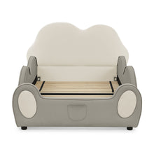Load image into Gallery viewer, Cute Cloud Shape Bed With Guardrails Cartoon Design, Storage Pocket