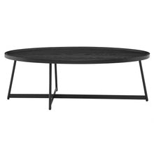 Load image into Gallery viewer, Metal Oval Coffee Table - Black