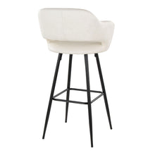 Load image into Gallery viewer, Margarite - Contemporary Fixed Height BarStool With Square Footrest (Set of 2)