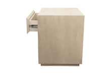 Load image into Gallery viewer, 24" Contemporary Solid Wood Ribbed Texturere One Drawer Nightstand - Natural