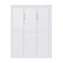 Load image into Gallery viewer, Queen Murphy Bed, Foldable Wall Bed, Space Saving Design For Bedrooms - White