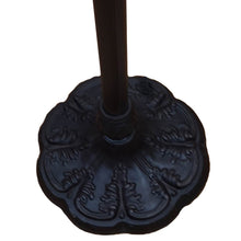 Load image into Gallery viewer, 14" x 14" x 62" Traditional Shaped Floor Lamp With White Stained Glass Bowl Shade - Brown