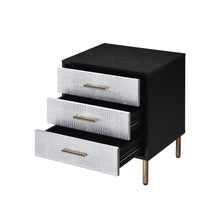 Load image into Gallery viewer, Myles - Nightstand - Black / Gold / Silver