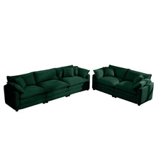 Load image into Gallery viewer, Elegant Oversized Sectional Sofa Set With Deep Seats And Flexible Layout