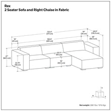 Load image into Gallery viewer, Rex - Handcrafted Sectional Sofa