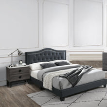 Load image into Gallery viewer, European Style Bed, Button Tufted Headboard