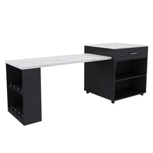 Load image into Gallery viewer, Expandable Kitchen Island With Power Outlet