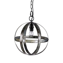 Load image into Gallery viewer, Metal Chandelier, Hanging Light Fixture With Adjustable Chain For Kitchen, Bulb Not Included - Gray
