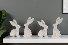 Load image into Gallery viewer, Bunny Rabbit Figurines (Set of 4) - Beige