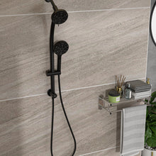 Load image into Gallery viewer, Multi Function Dual Shower Head System With 4.7" Rain Showerhead, 8 Function Hand Shower, Adjustable Slide Bar