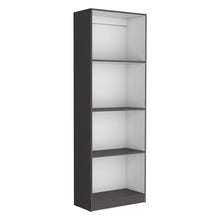 Load image into Gallery viewer, Four Tier Bookcase - Gray / White