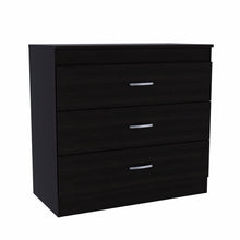 Load image into Gallery viewer, Three Drawer Dresser Wooden - Black