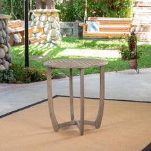 Load image into Gallery viewer, Hermosa - Rustic Circular Bistro Table - Gray