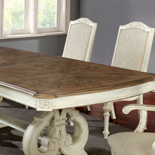 Load image into Gallery viewer, Rustic Dining Set With Table And Upholstered Chairs