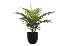 Load image into Gallery viewer, 20" Tall, Artificial Plant, Palm, Indoor, Faux, Fake, Table, Greenery, Potted, Real Touch, Decorative - Green / Black