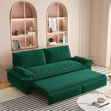 Load image into Gallery viewer, Queen Pull Out 3 In 1 Convertible Sleeper Sofa, Multi-Functional