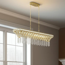 Load image into Gallery viewer, Eight Light Crystal Chandelier With Shades - Clear