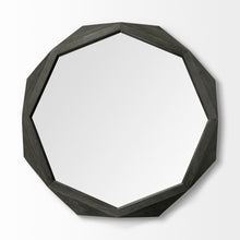 Load image into Gallery viewer, 41" Octagon Frame Wall Mirror - Black