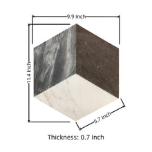 Load image into Gallery viewer, Hexagon Water Tiles For Floor And Wall (Set of 12)