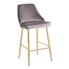 Load image into Gallery viewer, Marcel - Contemporary / Glam Counter Stool (Set of 2) - Gold / Silver