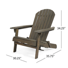Load image into Gallery viewer, Zenithia - Outdoor Foldable Adirondack Chair With 2 Cup Holders