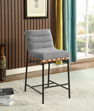 Load image into Gallery viewer, Lahni - 17" Boucle Fabric Counter Height Chair