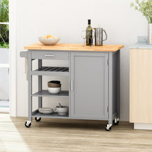 Load image into Gallery viewer, Contemporary Design Kitchen Cart With Wheels