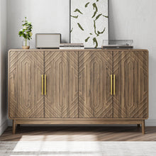 Load image into Gallery viewer, Sideboard Buffet Cabinet With Carved Doors And Adjustable Layer Board
