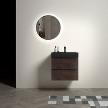 Load image into Gallery viewer, Alice - Bathroom Vanity Wall Mounted With Sink, Large Storage Floating Bathroom Vanity For Modern Bathroom, One-Piece Sink Basin Without Drain And Faucet