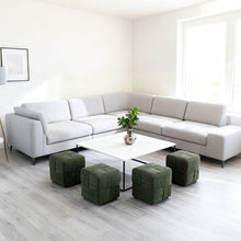 Load image into Gallery viewer, Modern Ottoman Foot Rest With Woven Design
