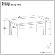 Load image into Gallery viewer, Eastwood - Handcrafted Dining Table