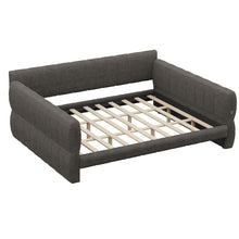 Load image into Gallery viewer, Upholstered Platform Bed With USB Charging