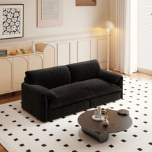 Load image into Gallery viewer, Queen Pull Out Sofa Bed With Side Storage