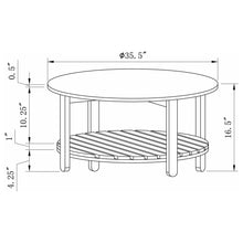 Load image into Gallery viewer, Brookson - Round 2 Piece Coffee And End Table Set - Natural
