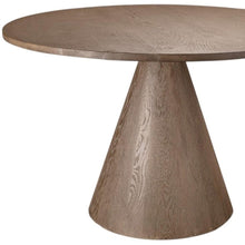 Load image into Gallery viewer, 48" Natural Solid Wood Pedestal Base Round Top Dining Table