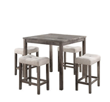 Load image into Gallery viewer, Lucian - Counter Height Pub Table With Tufted Stools