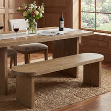 Load image into Gallery viewer, Indoor Dining Bench, 350 Lbs Weight Capacity, Fits 3 People - Pine
