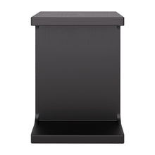 Load image into Gallery viewer, 20" Solid Wood Pedestal End Table - Black