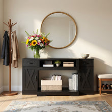 Load image into Gallery viewer, TV Stand With Adjustable Shelves & Double Doors