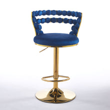 Load image into Gallery viewer, Modern Bar Chair With Iron Tube Legs, Soft Cushions And Comfortable Backrest (Set of 2)