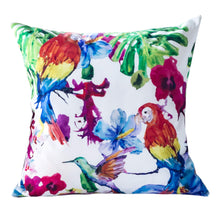 Load image into Gallery viewer, Tropical Parrot Outdoor & Indoor Pillow With Solarium - Multicolor