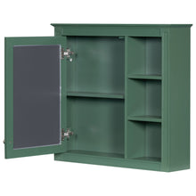 Load image into Gallery viewer, Wall Mounted Medicine Cabinet With Mirror And 3 Open Shelves