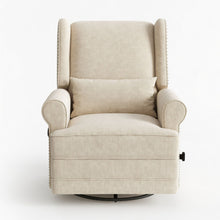 Load image into Gallery viewer, Extra Wide Swivel Recliner Glider Chair With Footrest