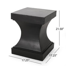 Load image into Gallery viewer, Athena - Modern Side Table With Pedestal Design