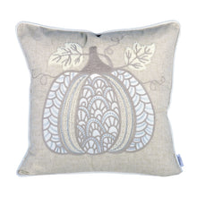 Load image into Gallery viewer, Lace Embroidered Pumpkin Throw Pillow - Natural